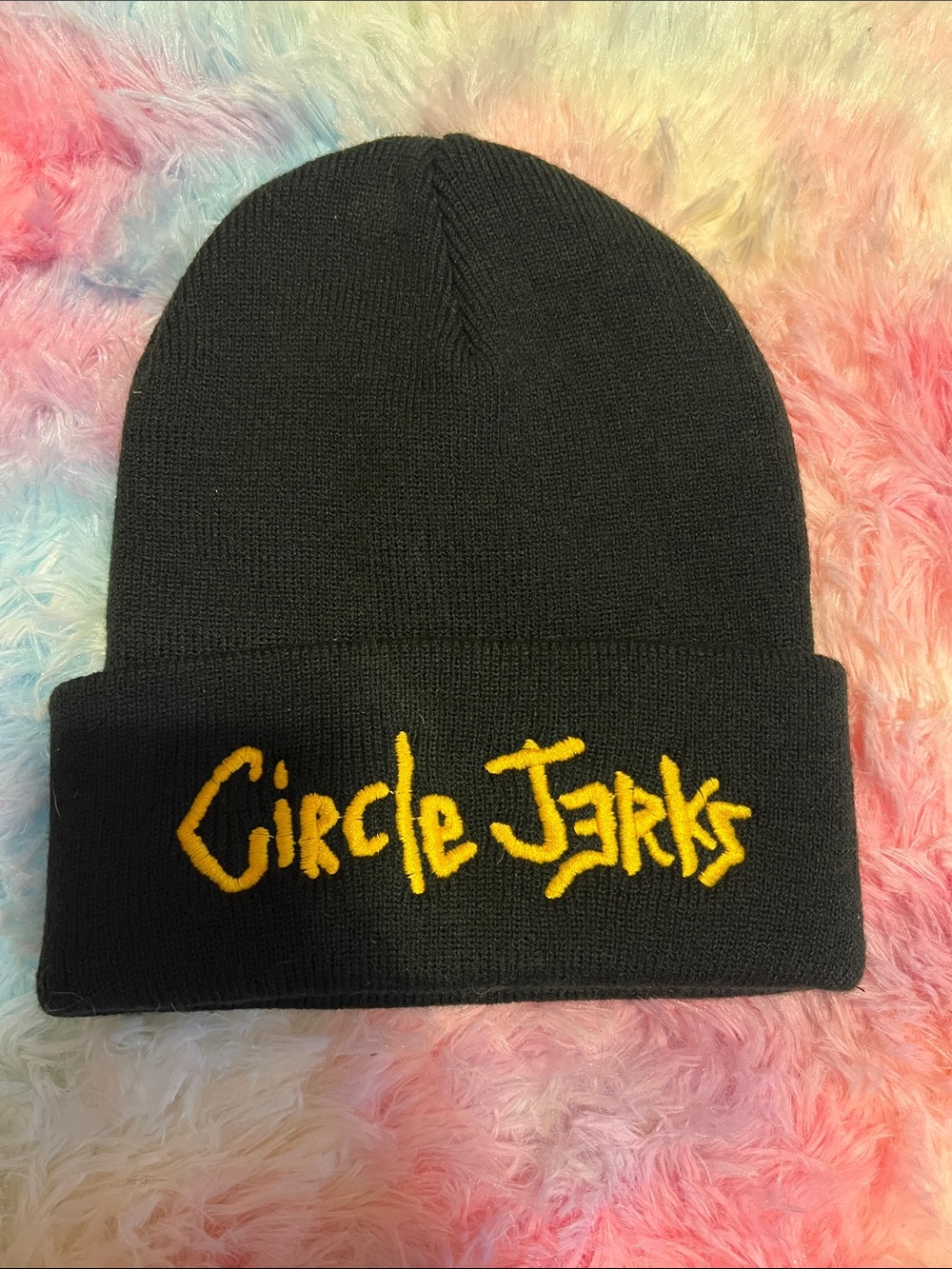 Black CIRCLE JERKS Punk Band Beanie